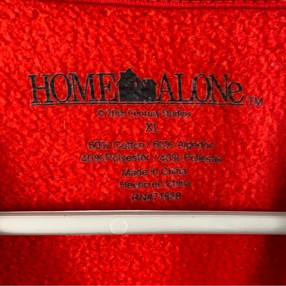 Festive Home Alone Red Crew Neck Sweater - Picture 2 of 5